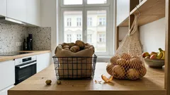 Warum Kartoffeln und Zwiebeln im Vorratsschrank Abstand brauchen – und wie sie länger halten