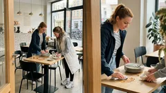 Warum wir im Restaurant den Tisch immer seltener zusammenräumen – und was das über unseren Gemeinsinn sagt