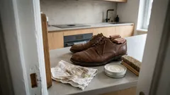 Das einfache Pflege‑Ritual, das Lederschuhe wieder weich und glänzend macht